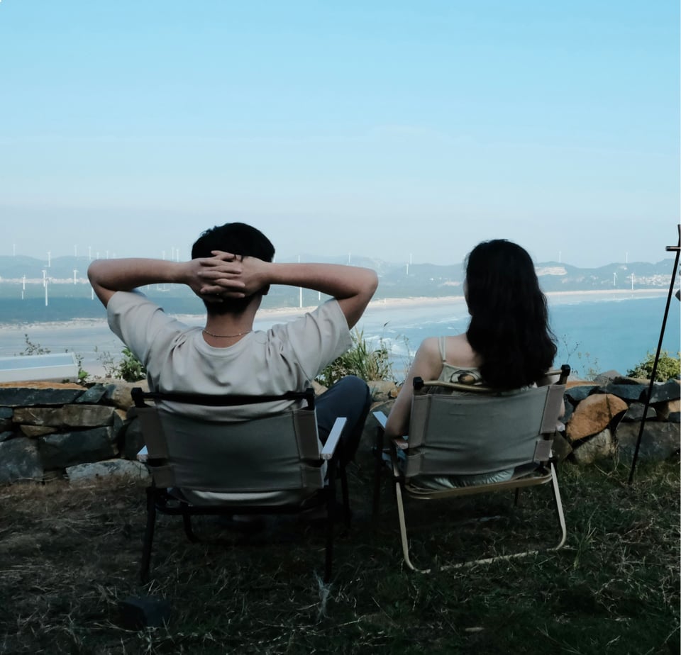 Young Couple Camping China